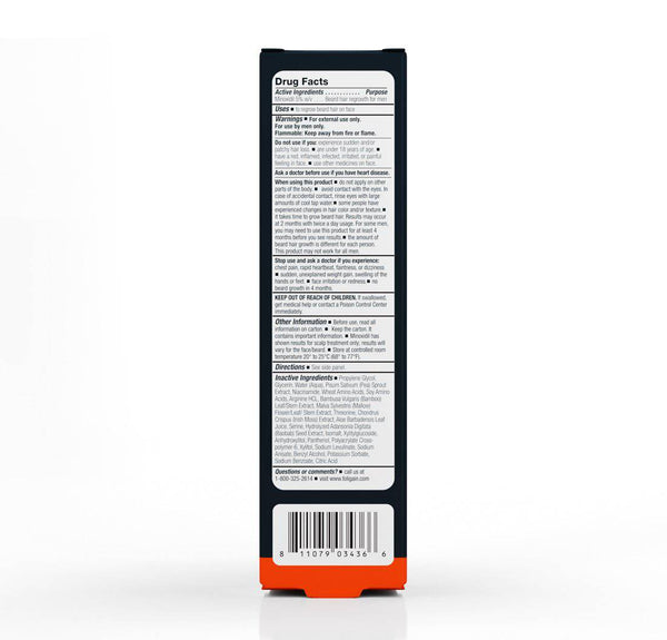 FOLIGAIN® Minoxidil 5% Beard Growth Serum with Rollerball Applicator - FOLIGAIN EU