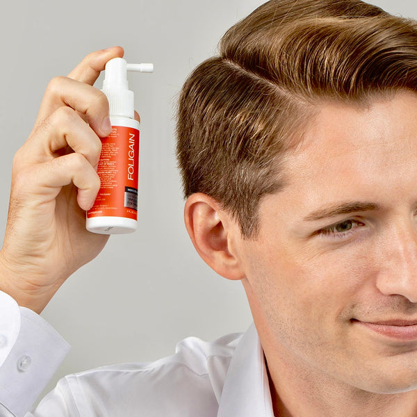 FOLIGAIN Triple Action Complete Formula For Thinning Hair For Men 10% Trioxidil - FOLIGAIN EUROPE
