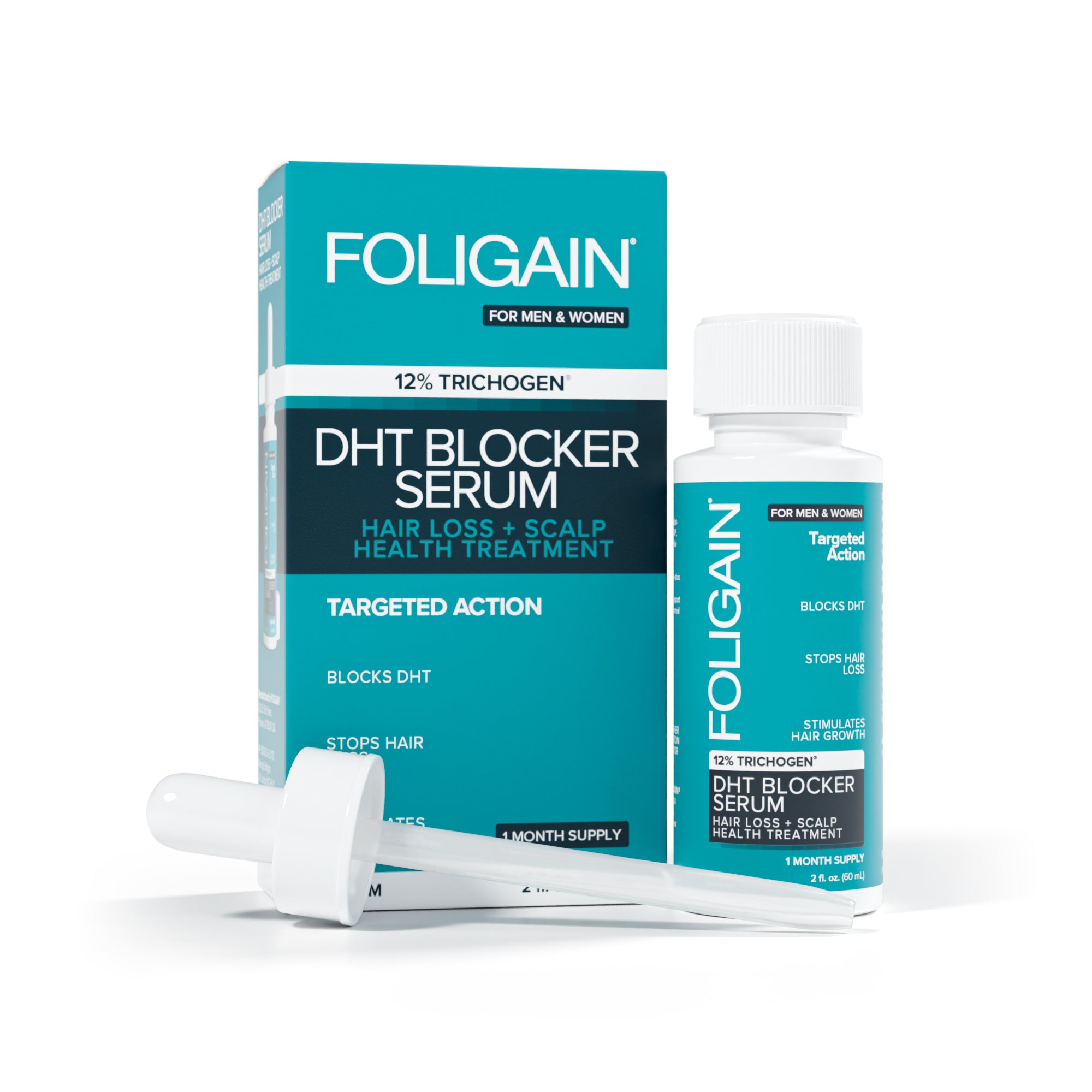 FOLIGAINmatuatjaunošanasDHTbloķētājsserumsar12%Trichogen®
