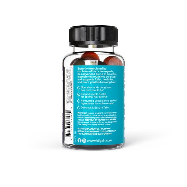 FOLIGAIN® Matu stimulējošās 60 želejvitamīni