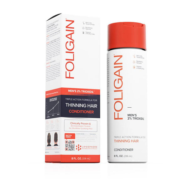 FOLIGAIN Triple Action Conditioner For Thinning Hair For Men with 2% Trioxidil - FOLIGAIN EU