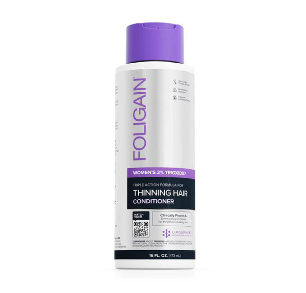 FOLIGAIN Triple Action Conditioner For Thinning Hair For Women with 2% Trioxidil 473ml - FOLIGAIN EU